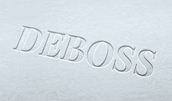 debossing