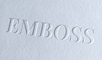 embossing