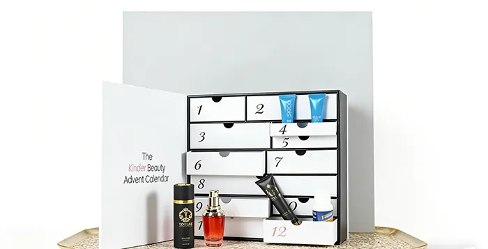 Enhance your gift box set and brand image: Customize a 12 day surprise countdown beauty gift box