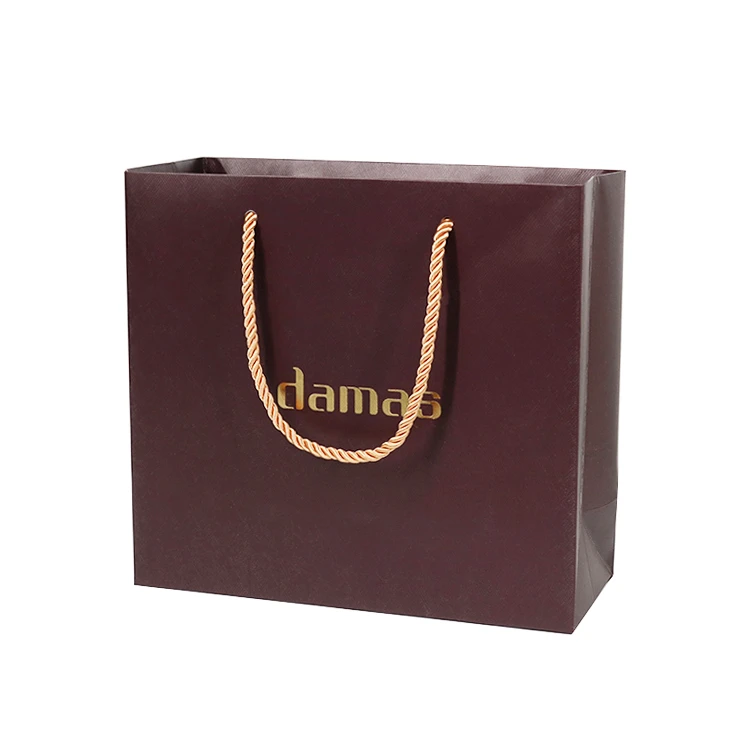 Brand Logo Printed Paper Gift Shopping Bags Manufacturer China