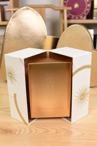 Eco-friendly Recyclable Magnetic Folding Paper Lipstick Gift Box