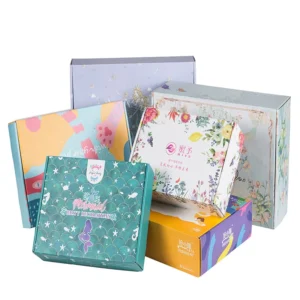 Tear Strip Corrugated Mailer Boxes Custom Colorful Printing Service